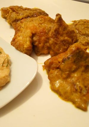 A picture of Creamy coconut fish#festive dish contest Nairobi north.
