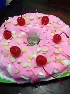 Foto resep Pink cake kukus