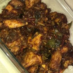 A picture of Ayam Bawang (Mamak Style).