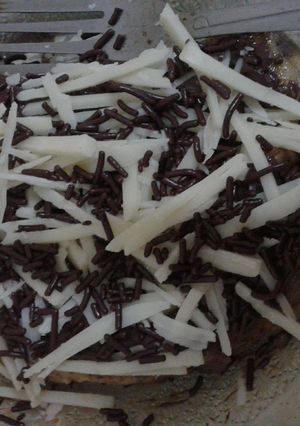 Foto resep Pisang bakar keju cokelat enak