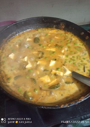 A picture of मटर पनीर मेरी स्टाइल का.