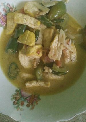 Foto resep Tofu tahu cabe ijo