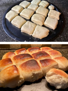 Una foto de Rolls estilo Texas Roadhouse