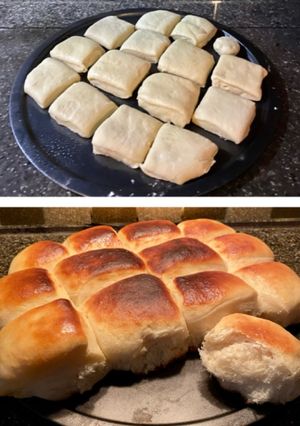Una foto de Rolls estilo Texas Roadhouse