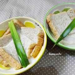 A picture of Roti santan pandan.