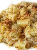 Tortiglioni con cavolfiore fontina e pane abbrustolito