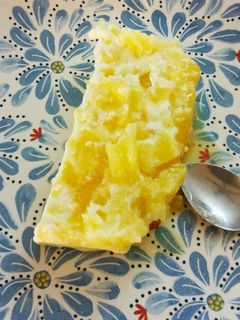 Una foto de Pudding de piña