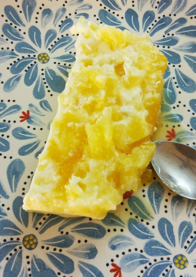 Una foto de Pudding de piña