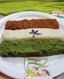 Tricolour barfi