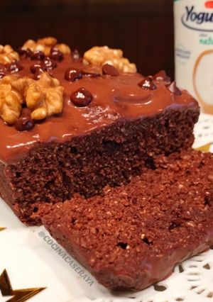 Una foto de Budín fit de chocolate