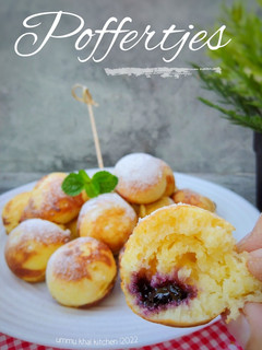 Foto resep Poffertjes (isi blueberry)