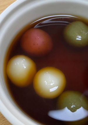三色小湯圓-美善品食品 的食譜成品照片