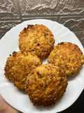 Burgher di ceci ripieni al formaggio