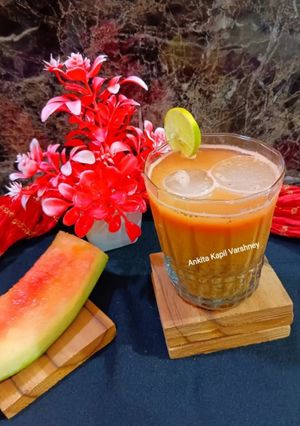 A picture of Watermelon Sattu.