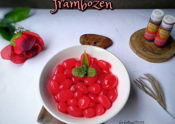Manisan kolang-kaling frambozen