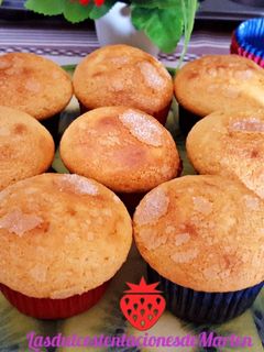 Una foto de Magdalenas de Leche Condensada y Vainilla