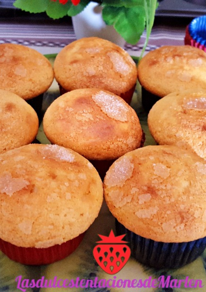 Una foto de Magdalenas de Leche Condensada y Vainilla