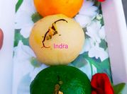 A picture of orange semolina