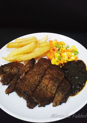 Foto resep Steak Simpel Saus Blackpepper