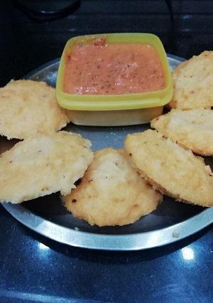A picture of Masala Idli.