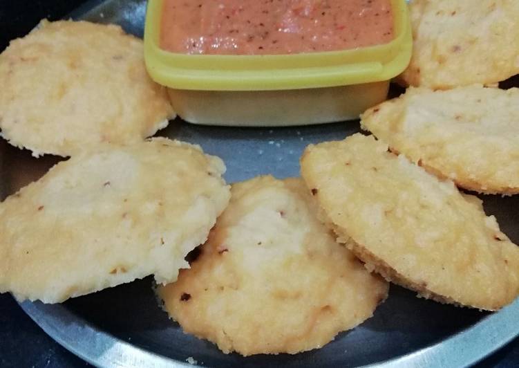 Recipe of Homemade Masala Idli