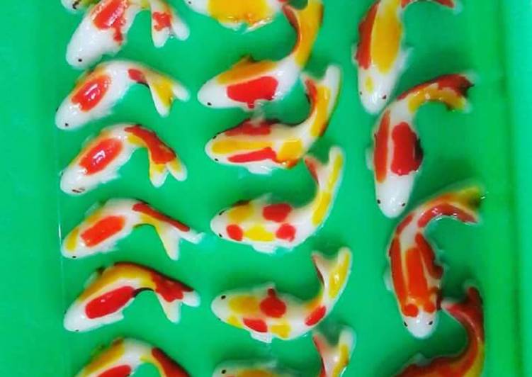 Bahan Puding ikan koi | Resep Bumbu Puding ikan koi Yang Sederhana