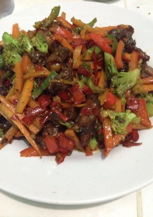 Foto resep Tumis ayam & sayuran