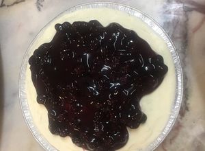 รูปของ บลูเบอรี่ ชีสพาย bluberry cheese pie