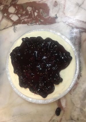 รูปของ บลูเบอรี่ ชีสพาย bluberry cheese pie