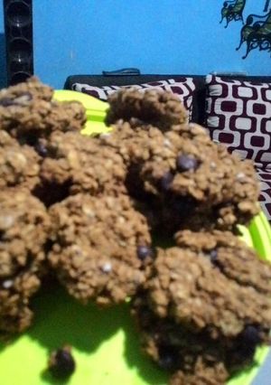 Foto resep Oatmeal choco chips cookies,super quick dan menyehatkan