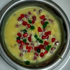 A picture of Fruit custard.