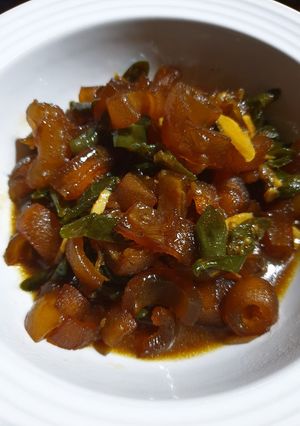 Foto resep Oseng kikil cabe hijau