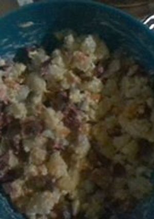Una foto de Ensalada navideña