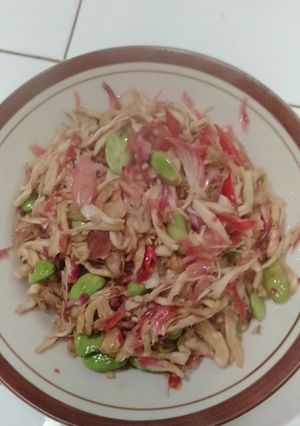 Foto resep Ayam suwir pete kecombrang