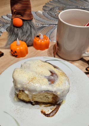 Szaftos fahéjas csiga recept fotója