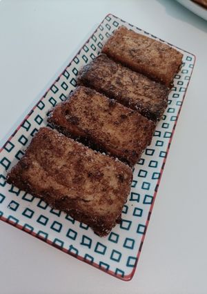 Una foto de Torrijas caramelizadas de Semana Santa