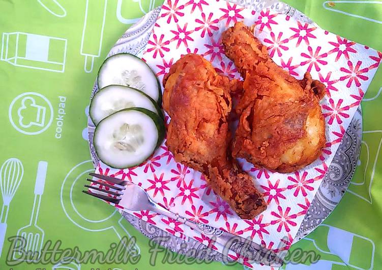 Resep Fried Chicken Buttermilk, Enak Banget