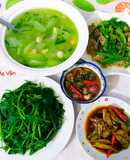 Mâm cơm gia đình thời Covid 19