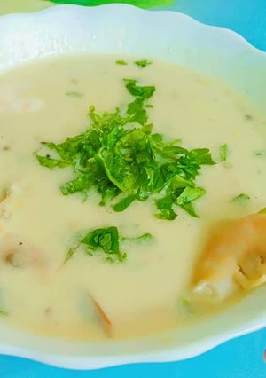 صورة لوصفة شوربة السي فود 🍤🦐🦑