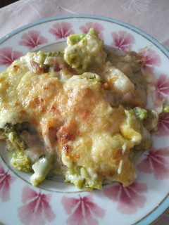 Una foto de Brócoli con bechamel