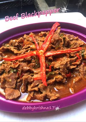 Foto resep Beef blackpepper kilat⚡️#KitaBerbagi