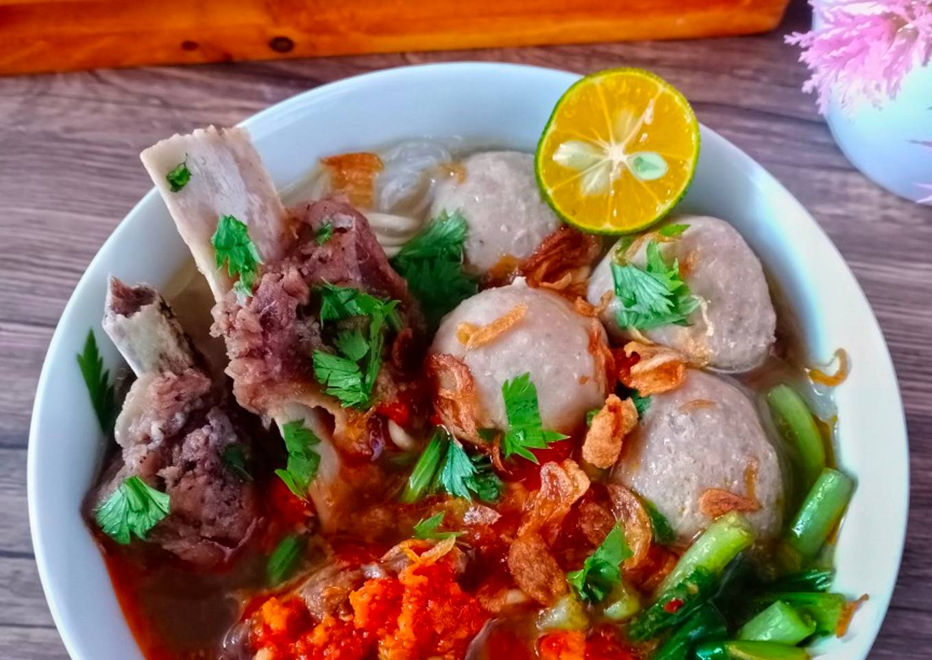 Kuah Bakso iga sapi / tulangan