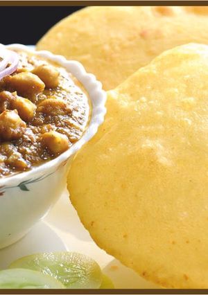 A picture of Punjabi Chole Bhature Recipe #Chole Bhature Recipe.