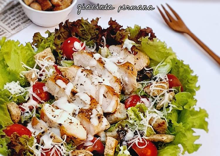 Langkah Mudah Membuat Chicken Salad Creamy Dressing Super Lezat