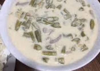Without Fail Making Recipe Green beans with yogurt Delicious Simple