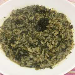 A picture of Risotto al cavolo nero.