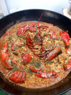 Una foto de Arroz con bogavante