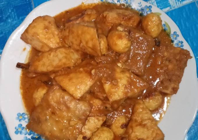 Semur tahu tempe puyu