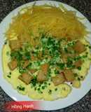 Bột Khoai Môn Chiên Trứng