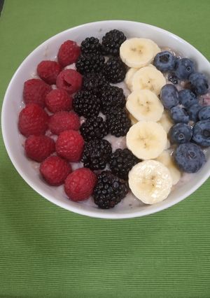 Bogyós zabpehely recept fotója